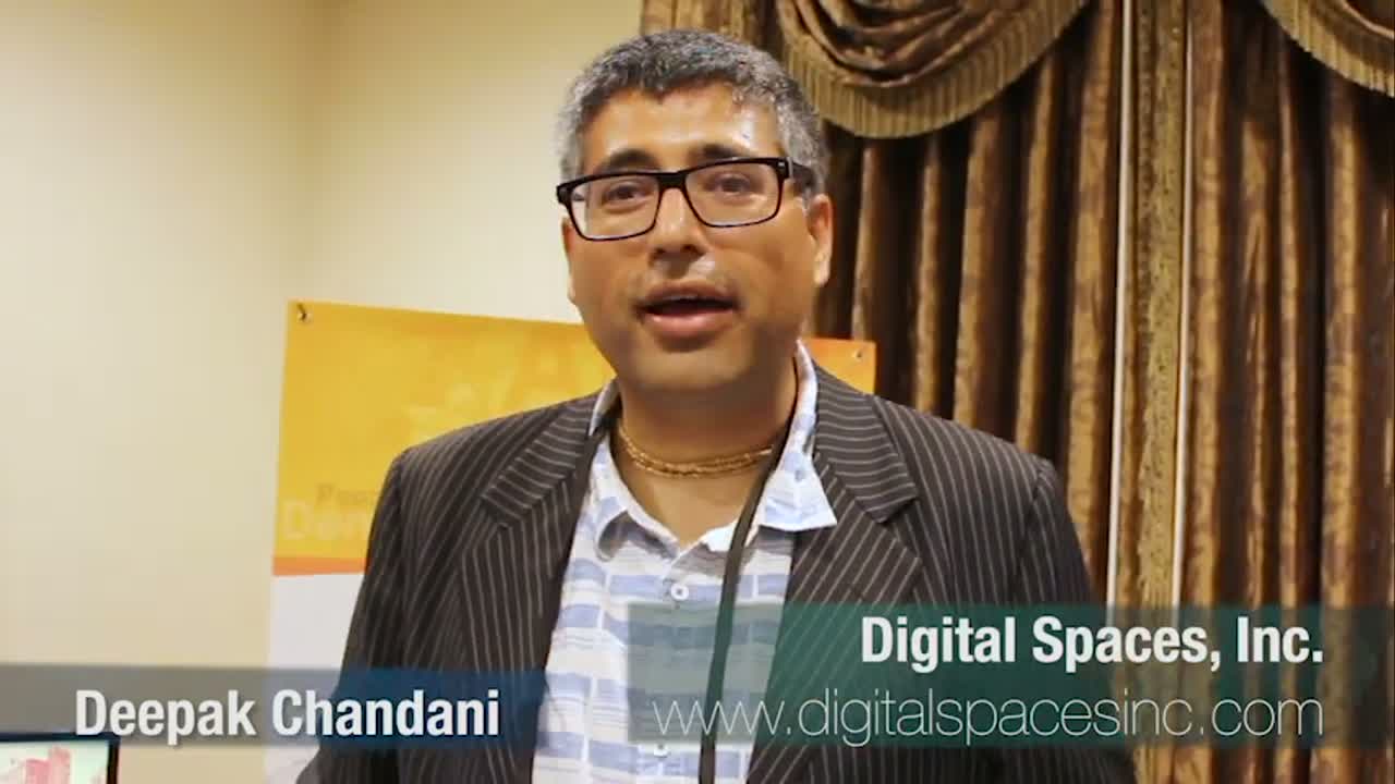 Deepak Chandani introducing Digital Spaces in the Consumer Goods Technology video
